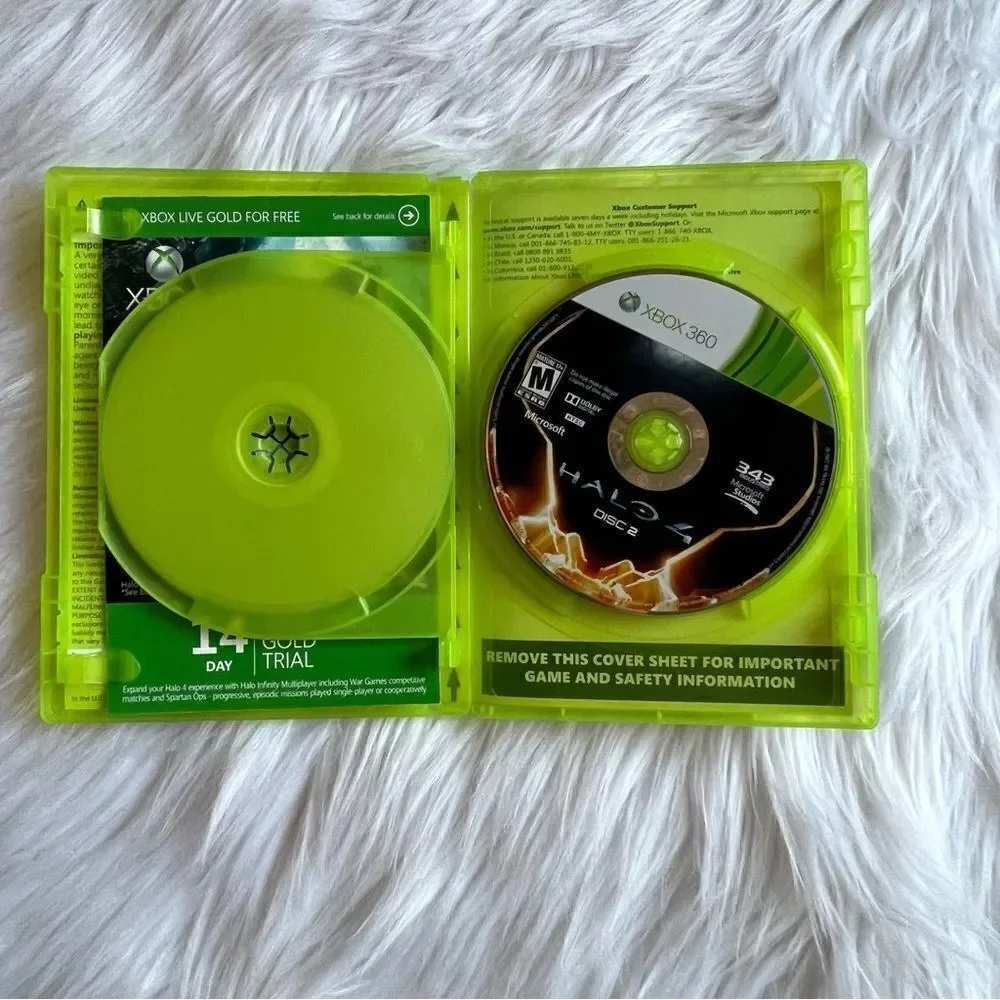 XBOX 360 Halo 4  (2 disc) sets